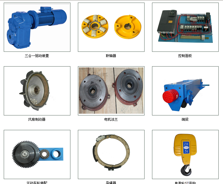 欧式起重机备件
